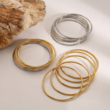 High-grade Stainless Steel Simple Bracelet – Jewelry Gift Ideas — 7