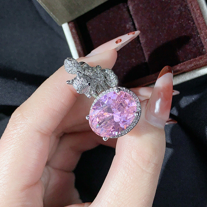 Gao Ding Design Colored Gems Women's Ring Santa Maria – Gifts for Her — 1