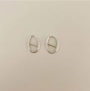 Sterling Silver Minimalist Pig Nose Earrings – Holiday Gift Ideas — 4