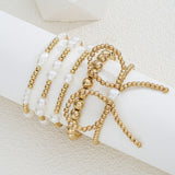 5-piece Set Stylish Graceful Simple Stretch – Jewelry Gift Ideas — 5