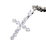 Rhinestone Cross Pendant Necklace – Jewelry Gift Ideas — 3