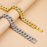 European Hip Hop Men's Full Diamond Bracelet – Jewelry Gift Ideas — 6
