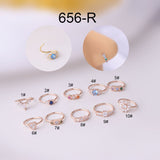 Colored Zircon Nose Rings Popular Piercing Fashion – Stylish Gifts — 2