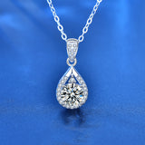 925 Sterling Silver Moissanite Necklace Ladies – Jewelry Gift Ideas — 1