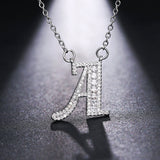 Fashion Temperament 26 Letter Zircon Necklace – Jewelry Gift Ideas — 16