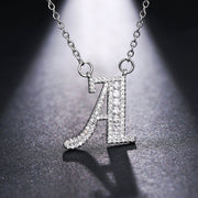Fashion Temperament 26 Letter Zircon Necklace – Jewelry Gift Ideas — 16