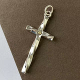Glossy Spiral Cross Necklace Men's Trendy Hip-hop – Jewelry Gift Ideas — 1