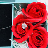 Versatile White Diamond Heart Shaped Pendant – Jewelry Gift Ideas — 2