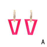 Geometric Triangle Earrings Women's Personality – Stylish Gifts — 7
