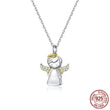S925 Bi-color Electroplated Bee Necklace Simple – Jewelry Gift Ideas — 5