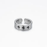 Stainless Steel Lucky Angel Number Ring – Useful Gifts — 10