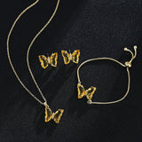 Butterfly Necklace Jewelry Set – Jewelry Gift Ideas — 2