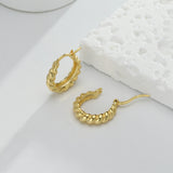 Women's Sterling Silver Twist Earrings – Gifts for Her — 14