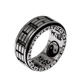 Handmade Vintage Thai Silver Turning Scripture Big – Gifts for Him — 5