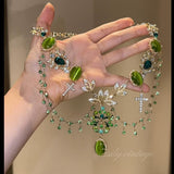 Vintage-chic Rhinestone Fashion Necklace – Jewelry Gift Ideas — 3
