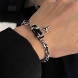 Black Onyx Eight-pointed Stars Bracelet Men's – Jewelry Gift Ideas — 6