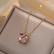 Open And Close Four-leaf Flower Dual-wear – Jewelry Gift Ideas — 15