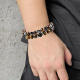 Natural Tigereye Head Bead Bracelet – Jewelry Gift Ideas — 11