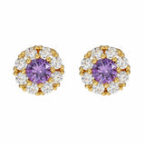 925 Silver Stud Earrings Micro Set Zircon – Jewelry Gift Ideas — 11