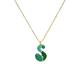 Brass Epoxy Capsule 26 Letter Necklace For Women – Jewelry Gift Ideas — 17