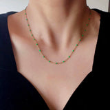 Colored Drip Glaze Beanie Necklace For Women – Jewelry Gift Ideas — 5