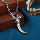 S925 Sterling Silver Eagle Claw Pendant Punk – Jewelry Gift Ideas — 1