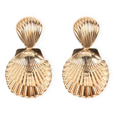 Scallop Boho Metal Shell Fashion Earrings – Stylish Gifts — 2