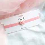 Women's Fashion Peach Heart Pendant Necklace – Jewelry Gift Ideas — 2