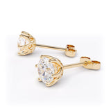 Diamond Alloy Earrings Simple And Small Women's Metal – Gifts for Her — 2