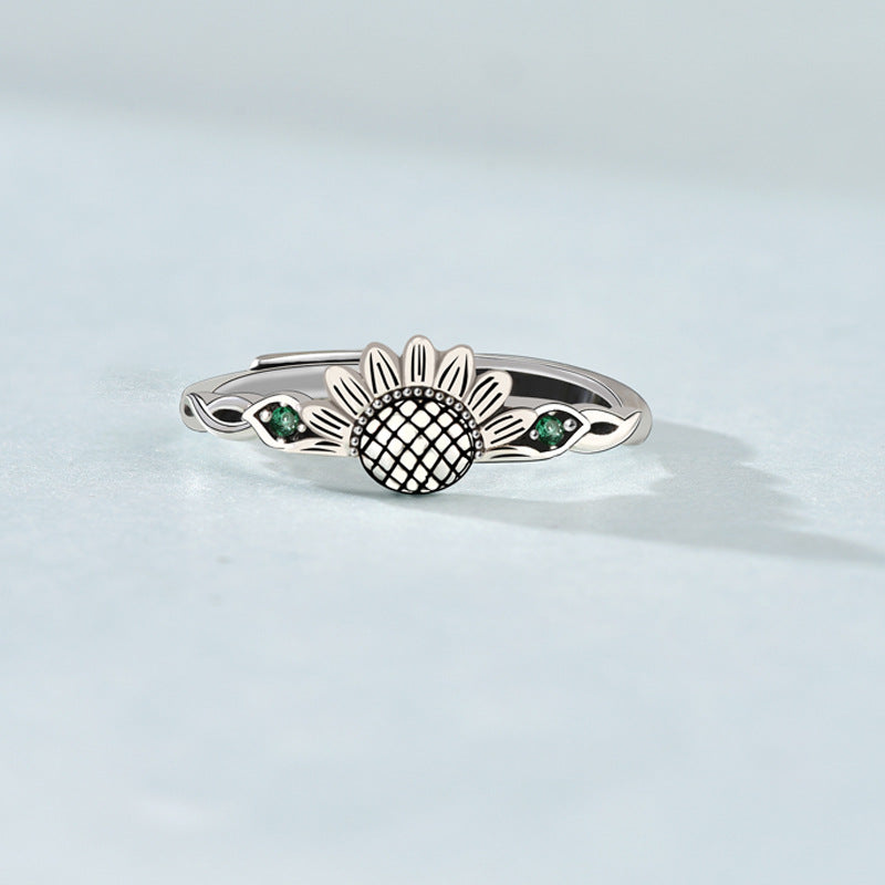 Valentine's Day Gift Girlfriend Sen 925 Art Retro Ring – Gifts for Her — 1