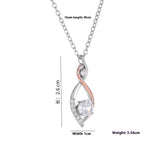 Simple Smart Necklace Two-color Electroplating – Jewelry Gift Ideas — 4