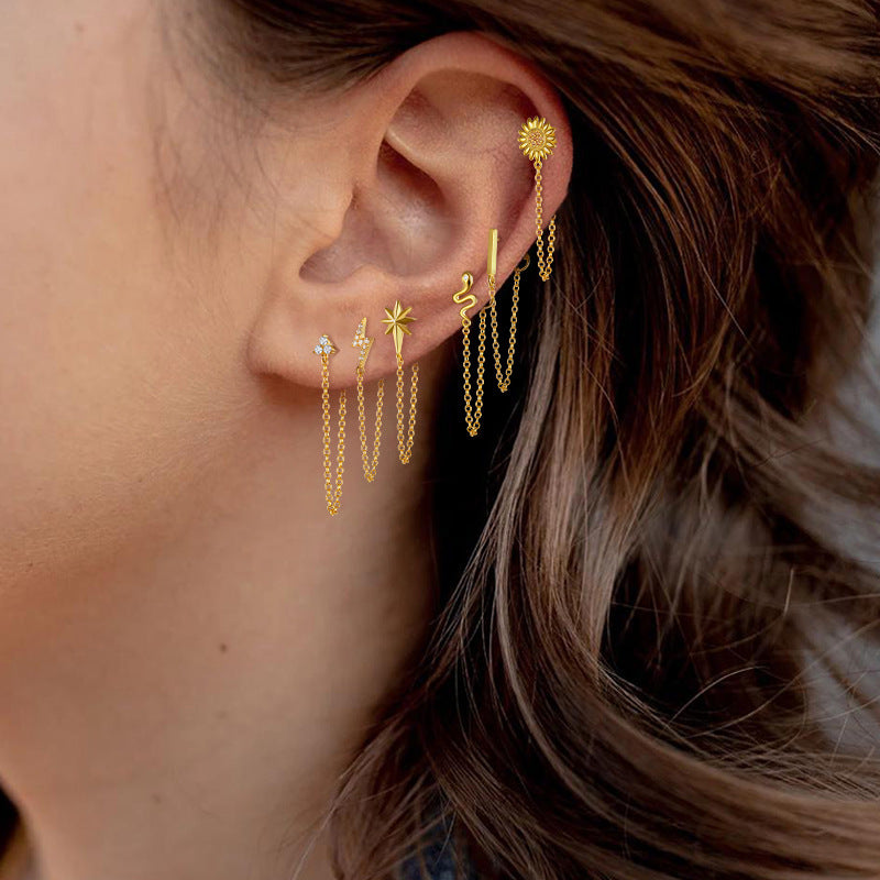 Fashion Simple And Diverse Tassel Earrings – Stylish Gifts — 1
