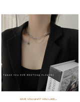 Stars Double Layer Wear Necklace Female – Jewelry Gift Ideas — 2