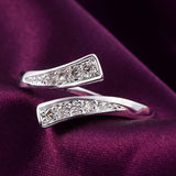 Popular Ornament Adjustable Micro Inlaid Zircon Open Ring – Gift Ideas — 4