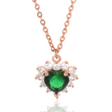 Zircon Heart Necklace Full Of Diamonds – Jewelry Gift Ideas — 13