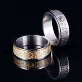 Titanium Steel Taoist Turning Personality Ring – Useful Gifts — 2