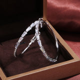 Simple Gold Ladies Zircon Earrings European – Small Gift Ideas — 5