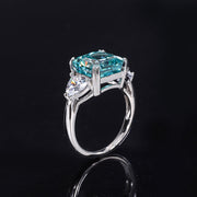 S925 All-body Silver High Carbon Diamond Ring – Holiday Gift Ideas — 3