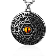Demon Eye Circle Vintage Round Jewelry Pendant – Jewelry Gift Ideas — 5