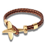 Fashion Machine Leather Bracelet Stainless Steel – Stylish Gifts — 2
