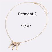 Personalized Mini Bar Birthday Stone Necklace – Jewelry Gift Ideas — 16