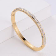 Mud Diamond Titanium Steel Bracelet – Jewelry Gift Ideas — 5