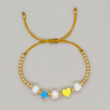 Copper Oil Drop Peach Heart Couple Bracelet – Gifts for Couples — 12