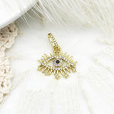 Exaggerated Micro Inlaid Zircon Eyes Hanging – Jewelry Gift Ideas — 5