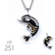 Dolphin Steampunk Electronic Pendant Necklace – Jewelry Gift Ideas — 7
