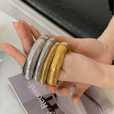 Women's Fashion Stretch Titanium Steel Snake Bone – Stylish Gifts — 12