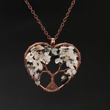 Natural Stone Colorful Tree Root Necklace – Jewelry Gift Ideas — 18