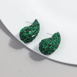 Fashion And Fully-jewelled Metal Stud Earrings – Stylish Gifts — 13