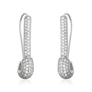 Pin Ear Clip-shaped Vintage Zircon Earrings For Women – Gifts for Her — 3