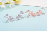 Temperament Diamond Ear Clips All-match Silver Stud – Useful Gifts — 5
